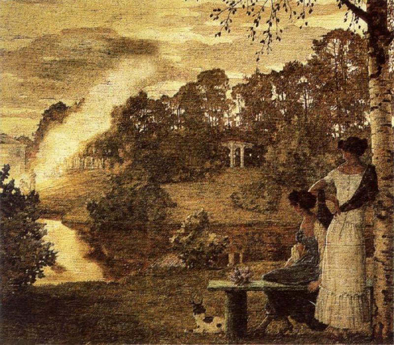 Konstantin Somov Firework Display